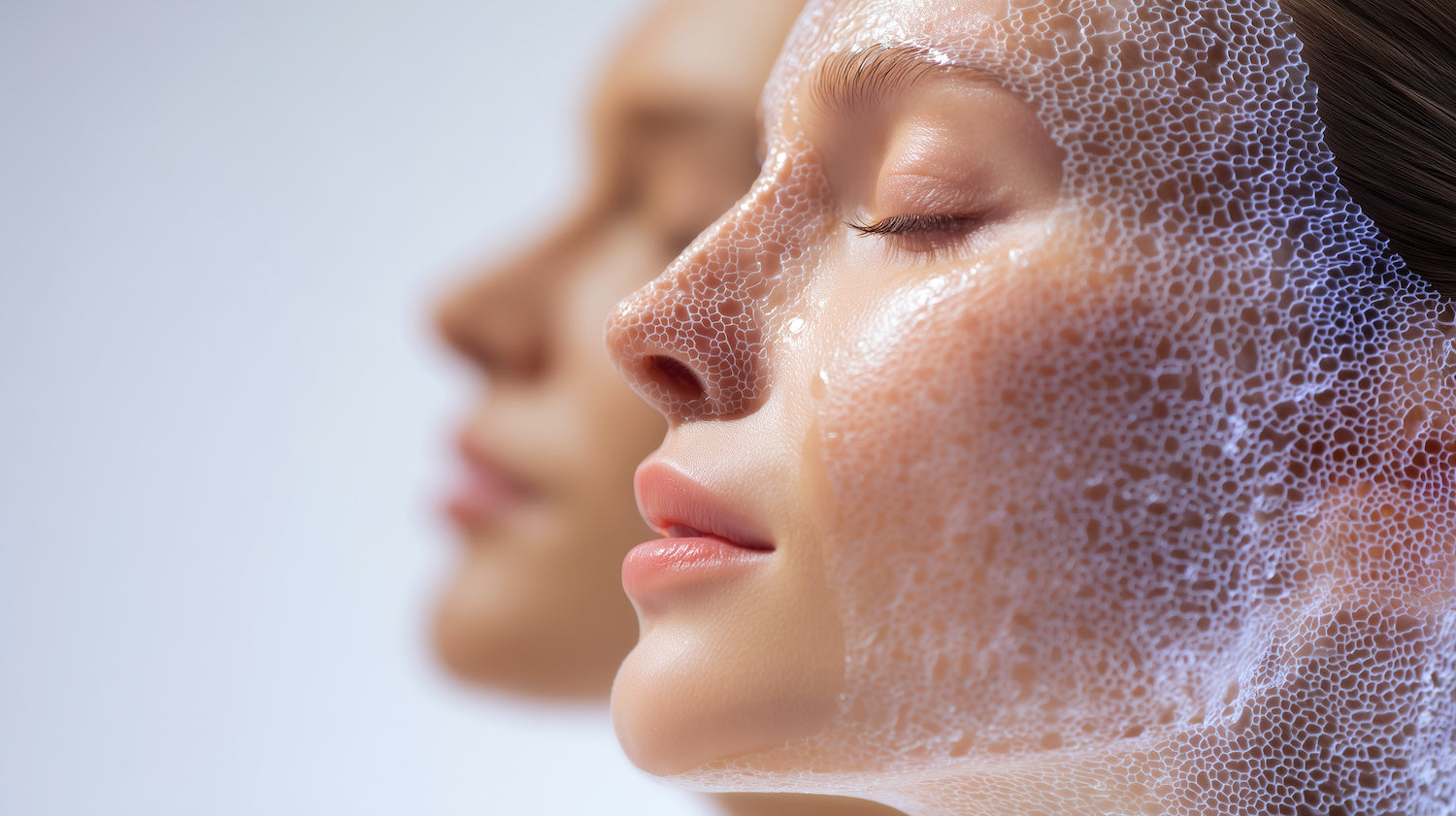 An AI image displaying the cortisol, collagen and  the stress-skin cycle